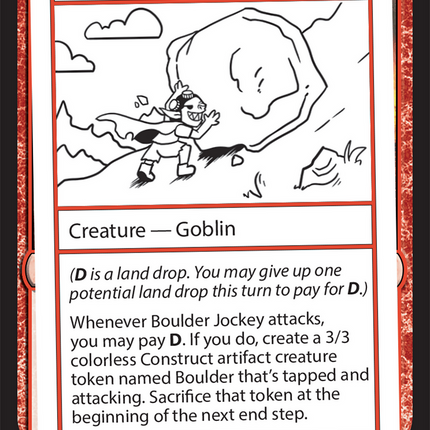 Boulder Jockey [Mystery Booster 2 Playtest Cards]