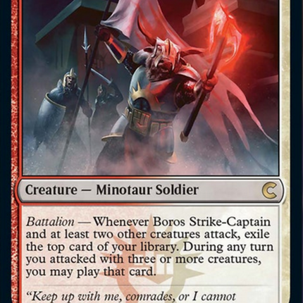 Boros Strike-Captain [Ravnica: Clue Edition]