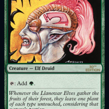 Llanowar Elves [30th Anniversary Edition]