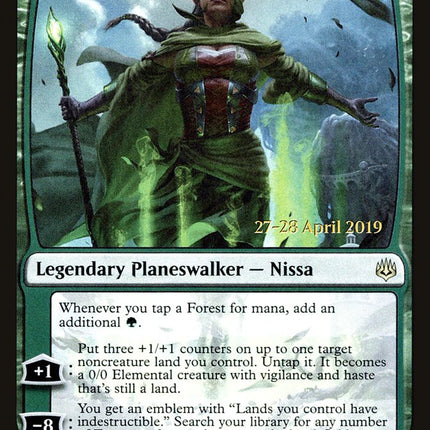 Nissa, Who Shakes the World [War of the Spark Prerelease Promos]