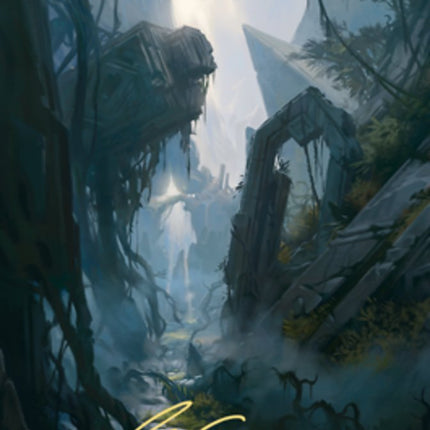 Swamp 2 Art Card (Gold-Stamped Signature) [Zendikar Rising Art Series]