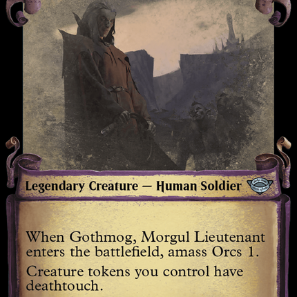 Gothmog, Morgul Lieutenant [The Lord of the Rings: Tales of Middle-Earth Showcase Scrolls]