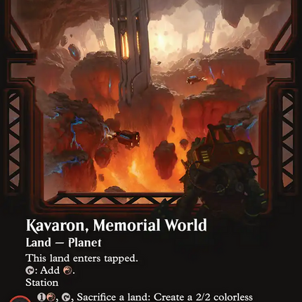 Kavaron, Memorial world (Borderless) [Edge of Eternities]