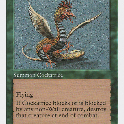 Cockatrice [Fifth Edition]