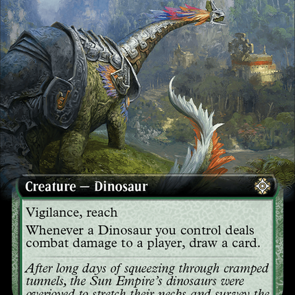 Curious Altisaur (Extended Art) [The Lost Caverns of Ixalan Commander]