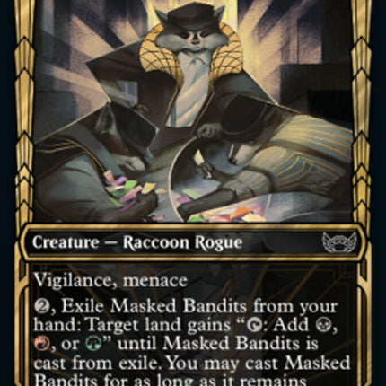 Masked Bandits (Showcase Golden Age Gilded Foil) [Streets of New Capenna]