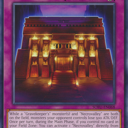 Necrovalley Temple [SOFU-EN068] Rare