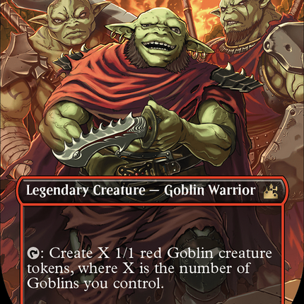 Krenko, Mob Boss (Anime Borderless) [Ravnica Remastered]