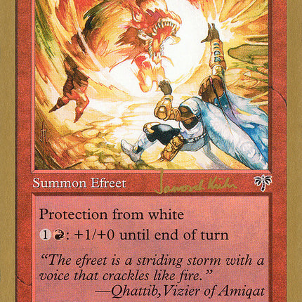 Wildfire Emissary (Janosch Kuhn) [World Championship Decks 1997]