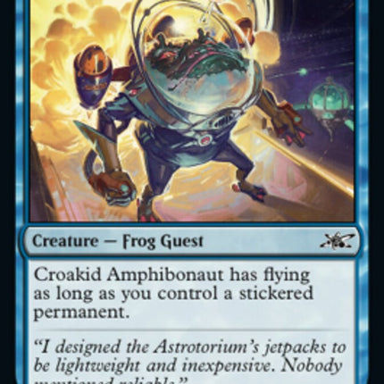 Croakid Amphibonaut (Galaxy Foil) [Unfinity]