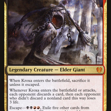 Kroxa, Titan of Death's Hunger (Promo Pack) [Theros Beyond Death Promos]
