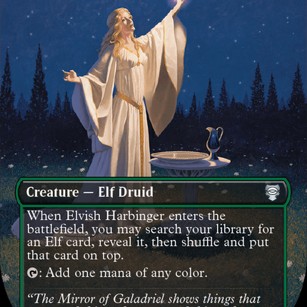 Elvish Harbinger (Borderless) [The Lord of the Rings: Tales of Middle-Earth Commander]