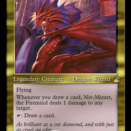Niv-Mizzet, the Firemind (Retro Frame) [Ravnica Remastered]