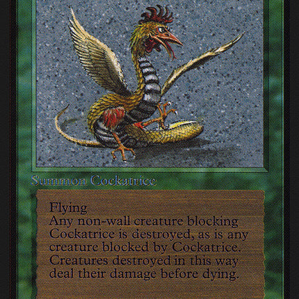 Cockatrice [International Collectors' Edition]