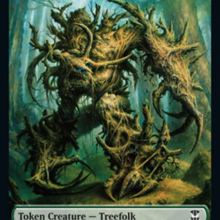 Treefolk // Spider Double-Sided Token [Streets of New Capenna Commander Tokens]