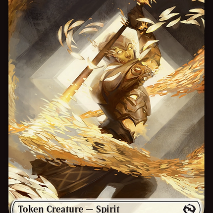 Spirit (0006) // Spirit (0007) Double-Sided Token [Tarkir: Dragonstorm Tokens]