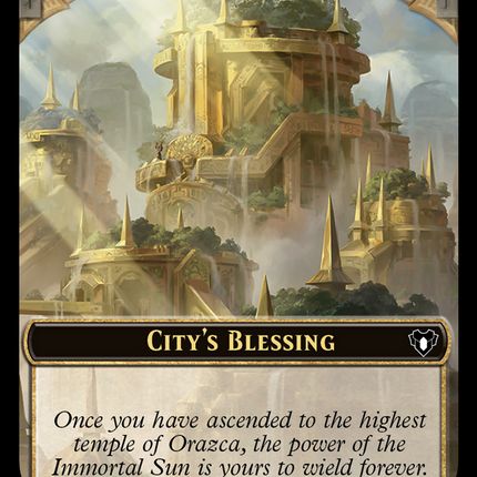 City's Blessing Token [Commander Masters Tokens]