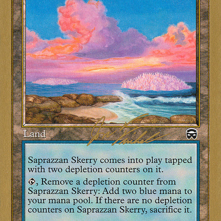 Saprazzan Skerry (Jon Finkel) [World Championship Decks 2000]
