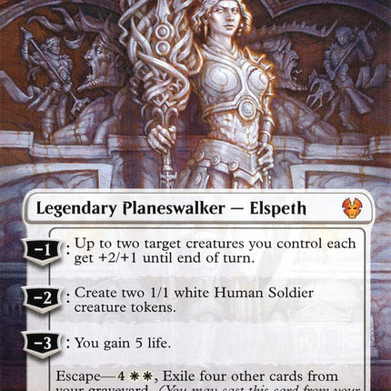 Elspeth, Sun's Nemesis (Borderless) [Theros Beyond Death]