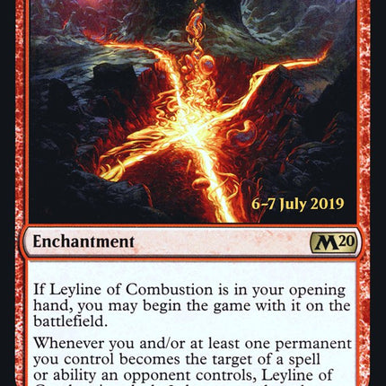 Leyline of Combustion [Core Set 2020 Prerelease Promos]