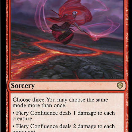 Fiery Confluence [Starter Commander Decks]