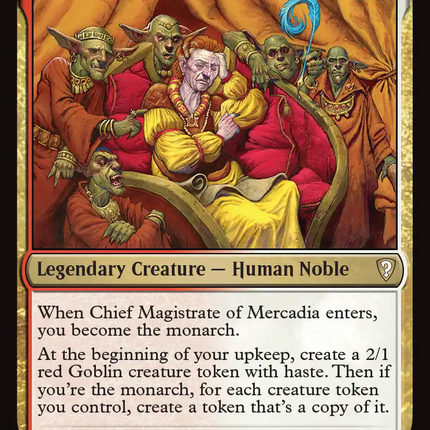 Chief Magistrate of Mercadia [Mystery Booster: Commander Edition]