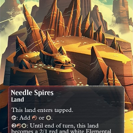 Needle Spires (0075) (Borderless) [Edge of Eternities: Stellar Sights]