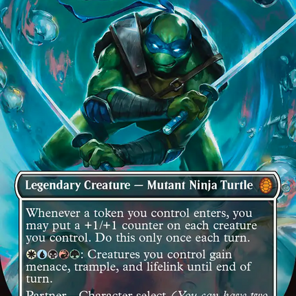 Leonardo, the Balance (Borderless) [Teenage Mutant Ninja Turtles Commander]