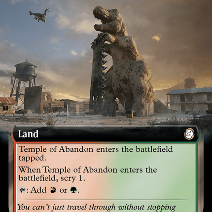 Temple of Abandon (Extended Art) (Surge Foil) [Fallout]