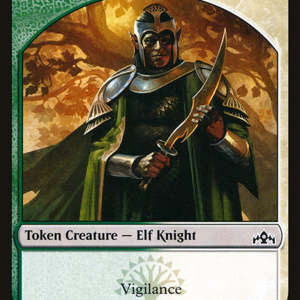 Elf Knight Token [Guilds of Ravnica Tokens]