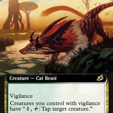 Frondland Felidar (Extended Art) [Ikoria: Lair of Behemoths]