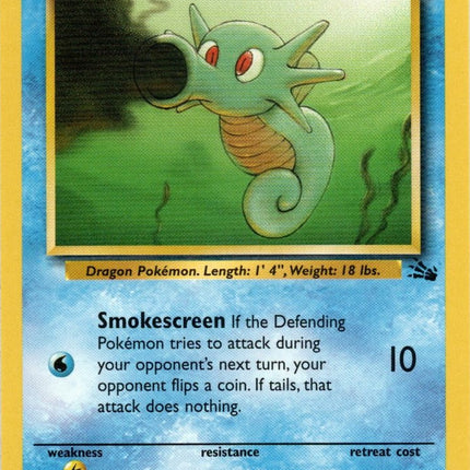 Horsea (49/62) [Fossil Unlimited]