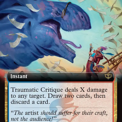 Traumatic Critique (Extended Art) [Secrets of Strixhaven]
