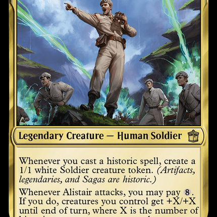 Alistair, the Brigadier (Surge Foil) [Doctor Who]