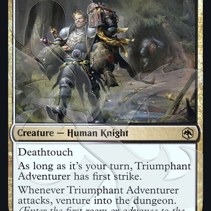 Triumphant Adventurer (Ampersand Promo) [Dungeons & Dragons: Adventures in the Forgotten Realms Promos]