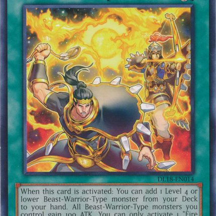 Fire Formation - Tenki (Green) [DL18-EN014] Rare