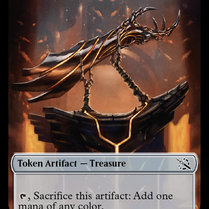 Treasure (21) // Thopter Double-Sided Token [March of the Machine Tokens]