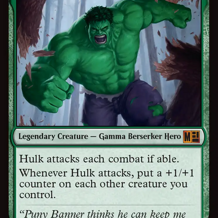 Hulk, Brutal Brawler [Marvel Super Heroes Commander]