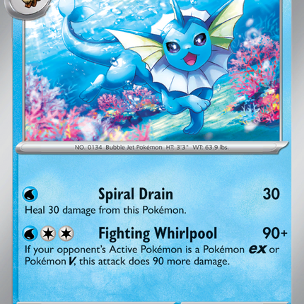 Vaporeon (134/165) [Scarlet & Violet 151]