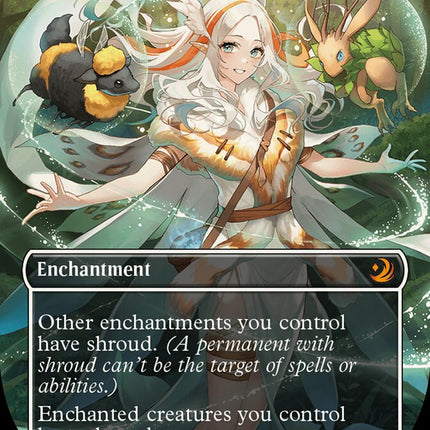Greater Auramancy (Anime Borderless) (Confetti Foil) [Wilds of Eldraine: Enchanting Tales]