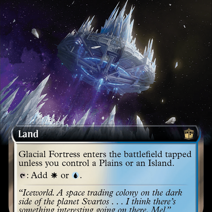 Glacial Fortress (Extended Art) (Surge Foil) [Doctor Who]
