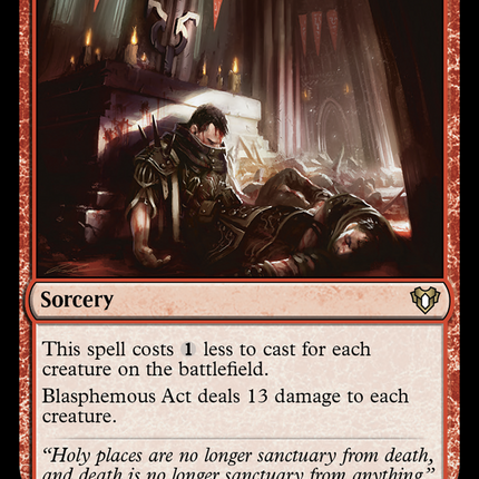 Blasphemous Act [Commander Masters]