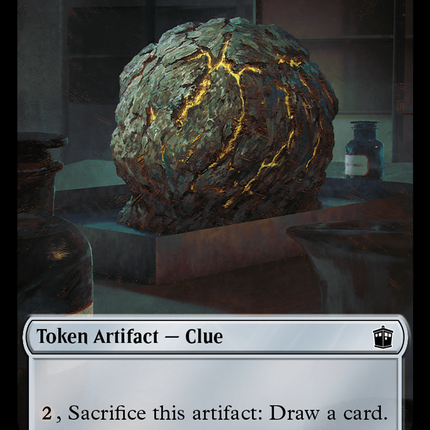 Warrior // Clue (0021) Double-Sided Token [Doctor Who Tokens]