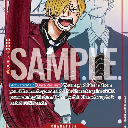 Sanji (Alternate Art) [One Piece Promotion Cards]