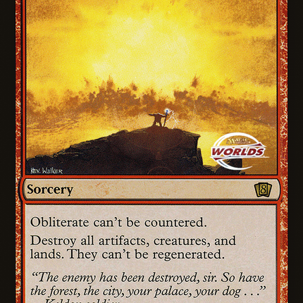 Obliterate (World Championship 2003) [Oversize Cards]