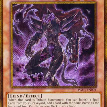 Angmarl the Fiendish Monarch [PGL3-EN001] Gold Secret Rare