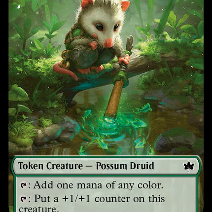 Fish // Tender Wildguide Double-Sided Token [Bloomburrow Tokens]