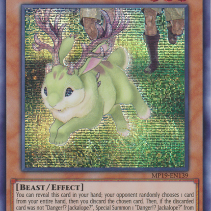 Danger!? Jackalope? [MP19-EN139] Prismatic Secret Rare