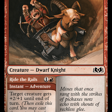 Minecart Daredevil // Ride the Rails [Wilds of Eldraine]