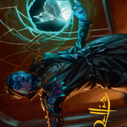 Kamiz, Obscura Oculus Art Card (Gold-Stamped Signature) [Streets of New Capenna Art Series]